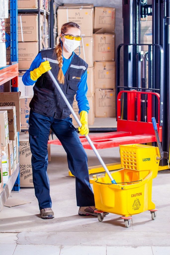 industrial, commercial retail cleaning